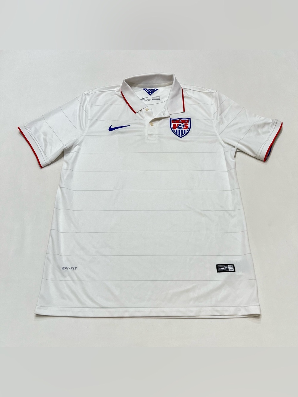 Nike United States Mens National Soccer 2014 World Cup Home Jersey Sz Large
